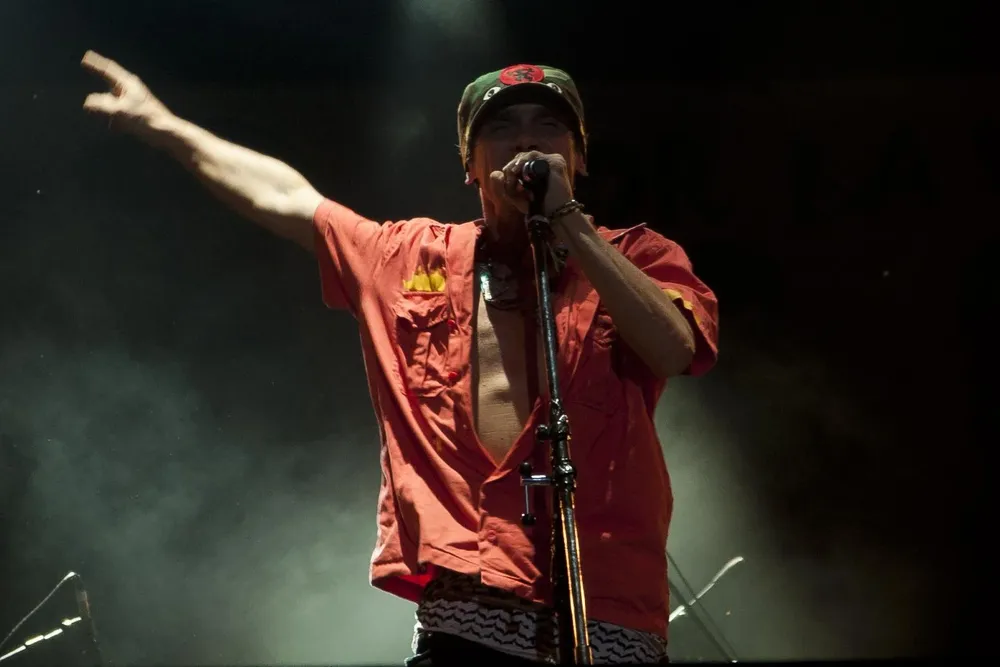 Manu Chao durante la primera fecha del Festival Mastai