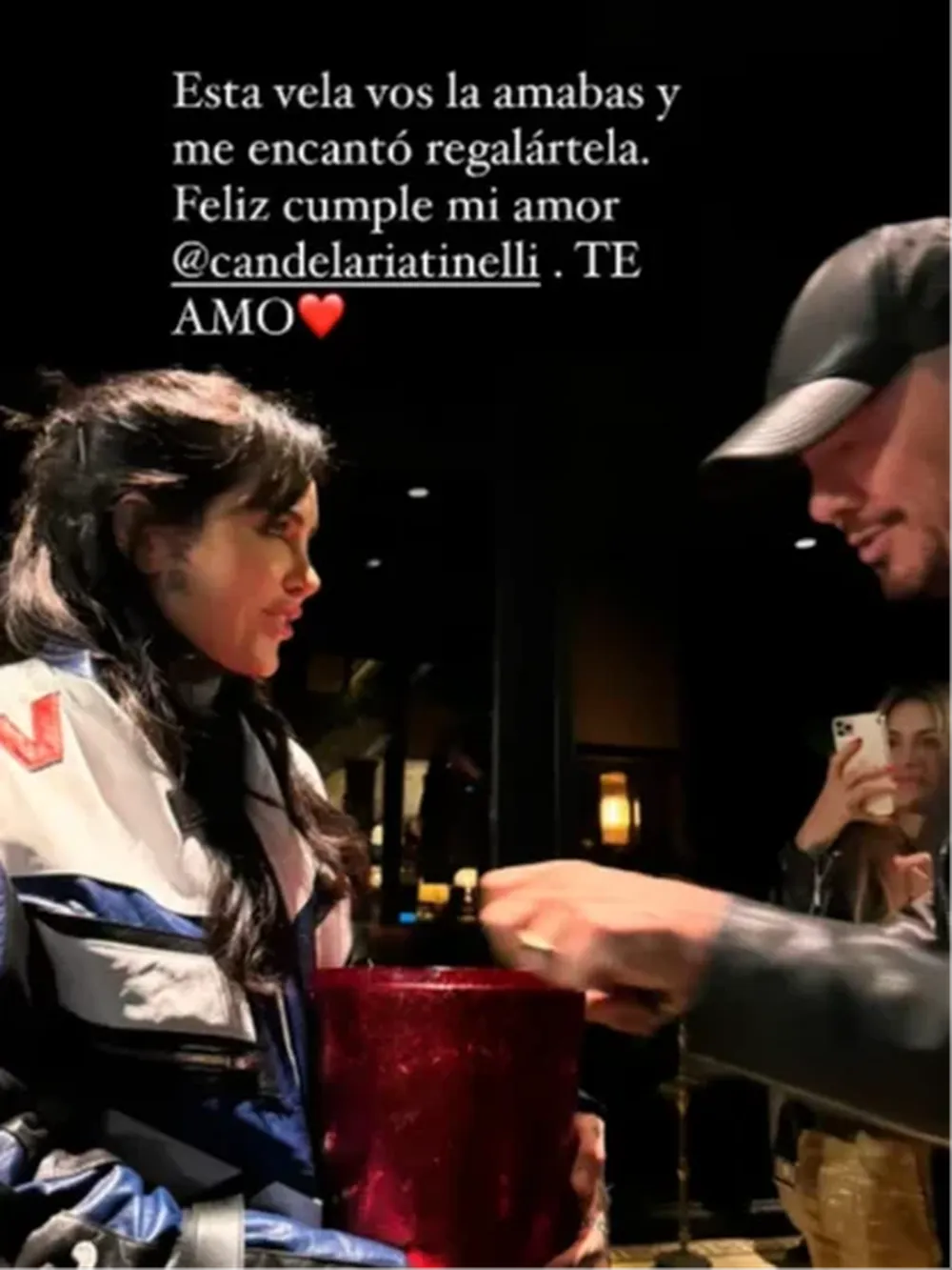 Cande Tinelli le agradeció a su padre a través de instagram