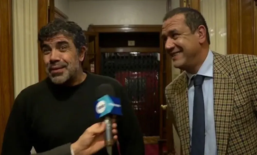 Los senadores Óscar Andrade y Sebastián Da Silva