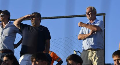 Flavio Perchman y Ricardo Vairo, vicepresidente y presidente de Nacional