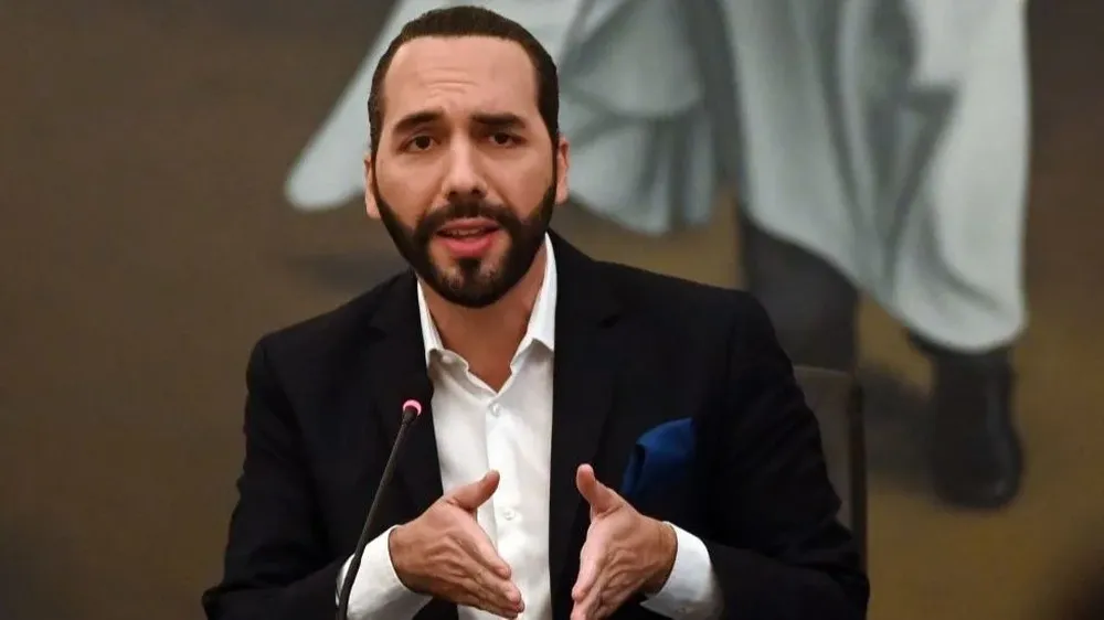 El presidente de El Salvador, Nayib Bukele