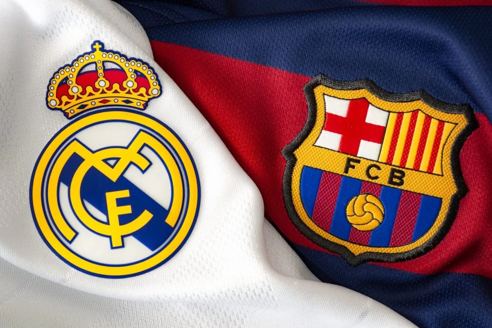 El Real Madrid y el Barceloa, las marcas de fútbol más famosas.