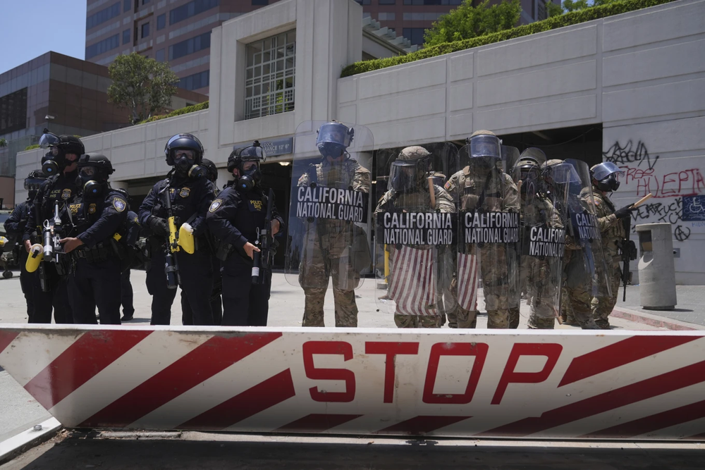 Protesas en Los Angeles. AP.webp