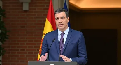 Pedro Sánchez anunció el adelanto de las elecciones después de hablar con el Rey Felipe VI.