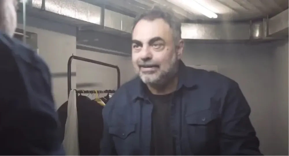 Moldavsky en una de las imágenes del video