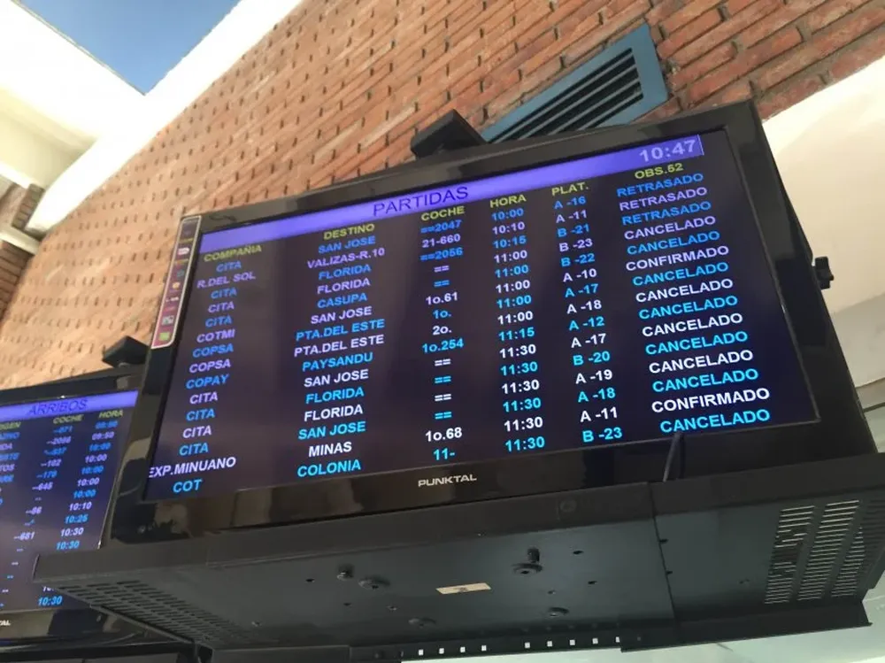 Trabajadores dejan pasar los viajes que llegan del exterior del país