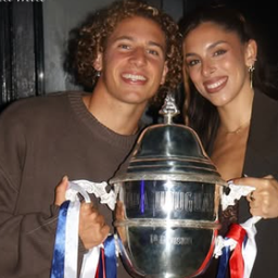 Luciano Boggio y su pareja