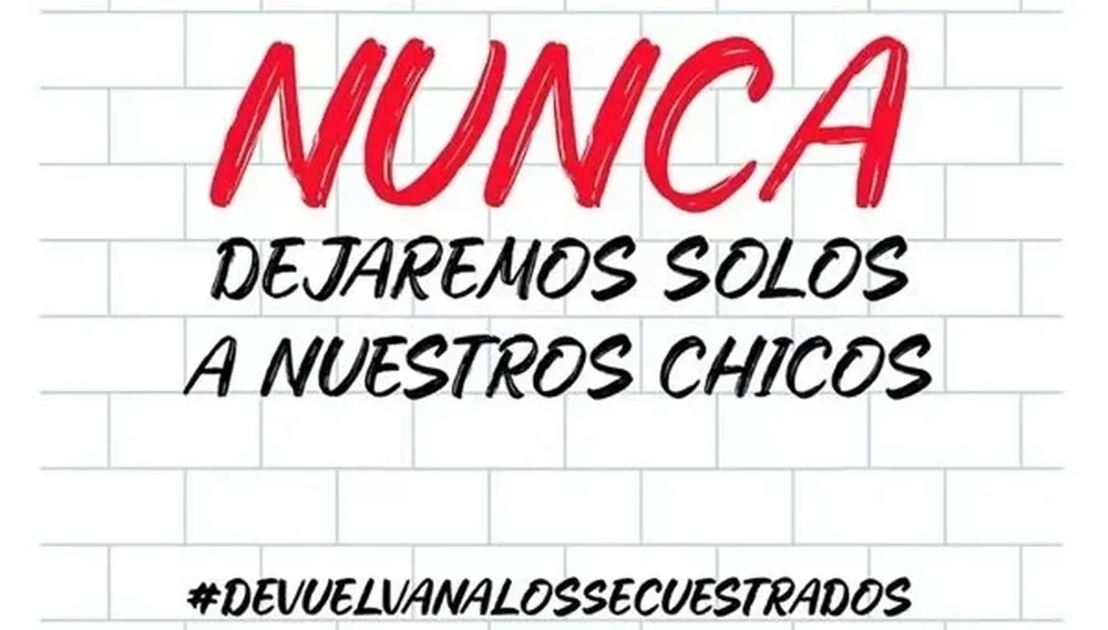 El reclamo por los rehenes de Hamás