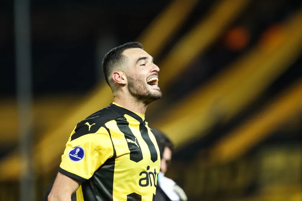 Tito Formiliano durante su pasaje por Peñarol