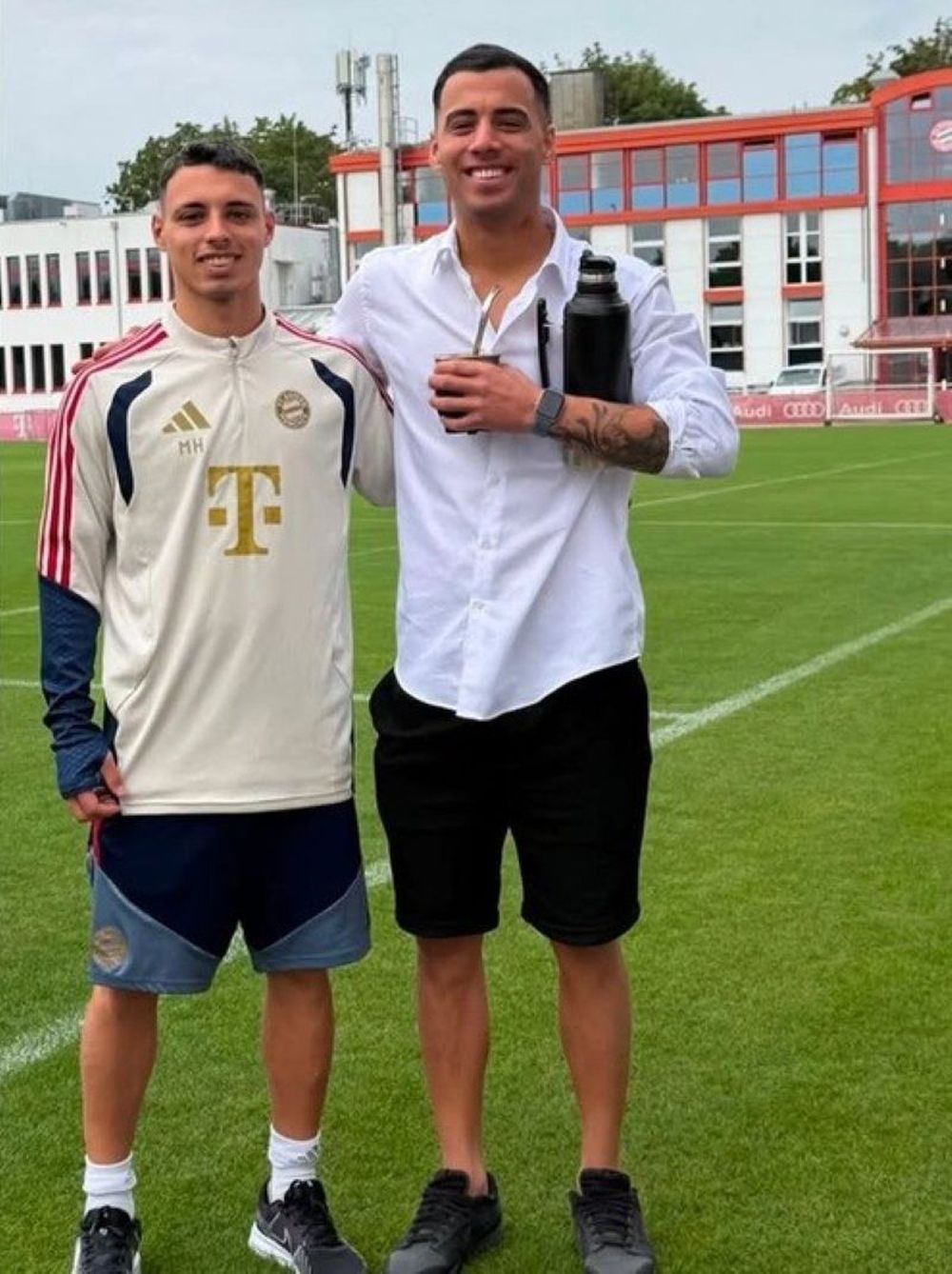 Rodrigo Dudok entrenó por primera vez en Bayern Múnich de Alemania, en el que se encuentra a prueba