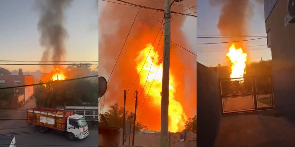 EXPLOSIÓN EN MARIANO ACOSTA MERLO