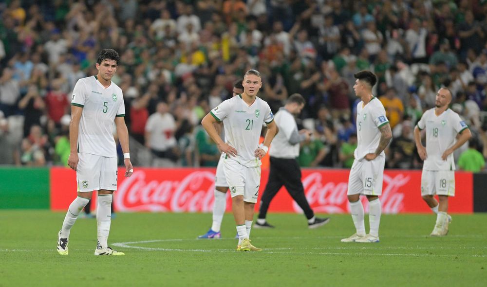 La tristeza de los jugadores bolivianos tras quedar afuera del Mundial 2026