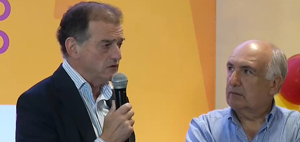 Guido Manini Ríos tras conocer los primeros resultados de las Elecciones Uruguay 2024