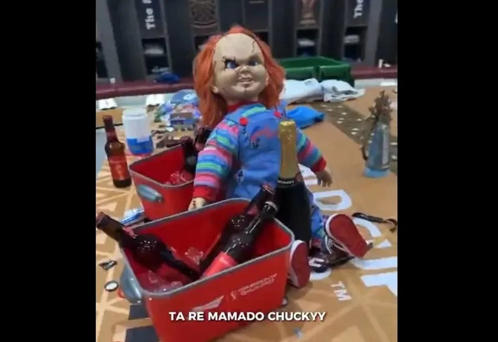 El muñeco Chucky de la selección argentina