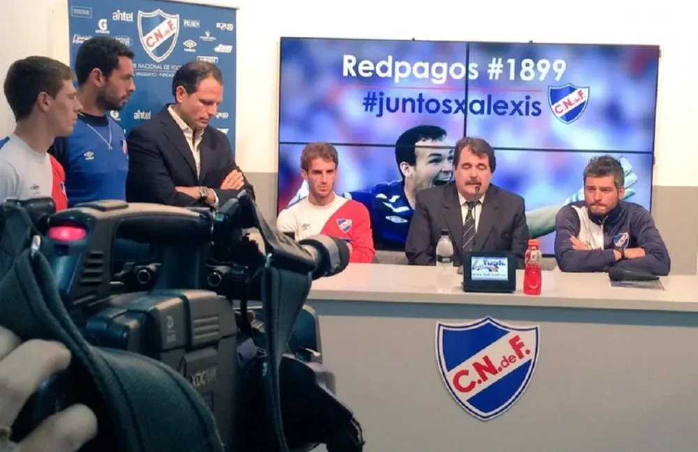 Nacional presentó la cuenta 1899 de Redpagos para coloborar con Alexis Viera