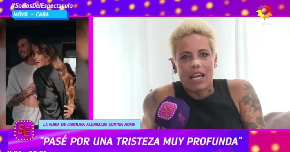 La mujer habló este miércoles con el programa Socios en el Espectáculo