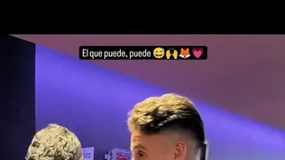 Matías Cóccaro y Luis Suárez