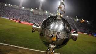 El trofeo de la Copa Libertadores