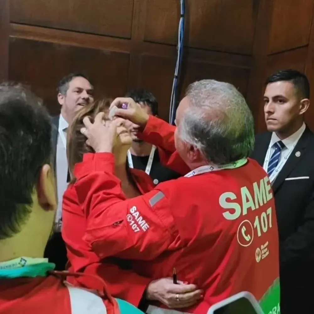 Patricia Bullrich fue atendida por el Dr. Alberto Crescenti