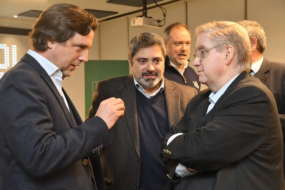 Ignacio Alonso, Gastón Tealdi y Ricardo Peirano