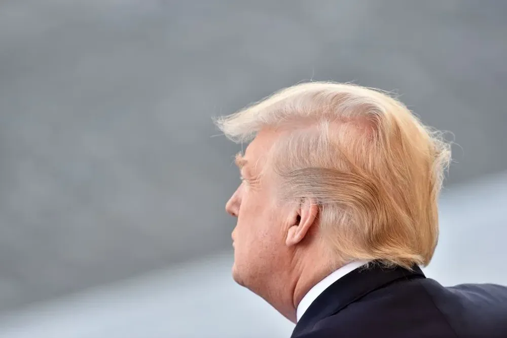 Trump, el pasado viernes en París.