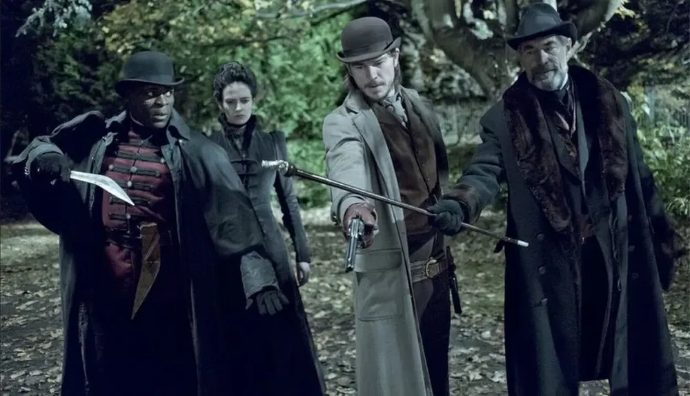 La serie propone un universo gótico y erótico