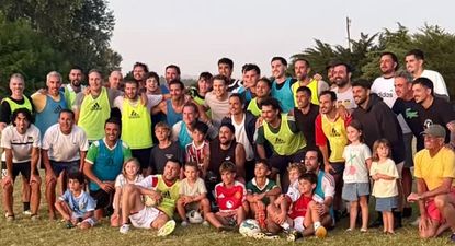 El fútbol de Diego Forlán y sus amigos en Punta del Este