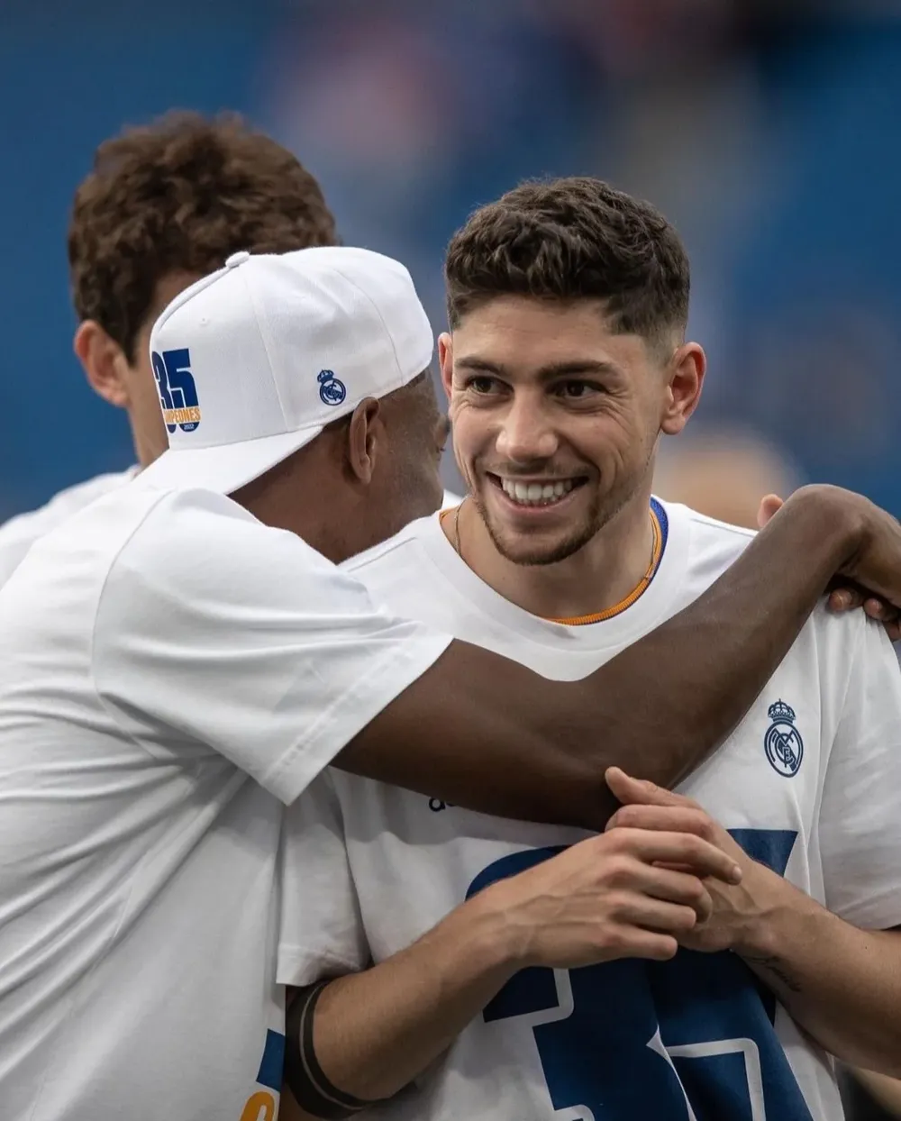 Federico Valverde festejó el título de LaLiga de España ganado con Real Madrid