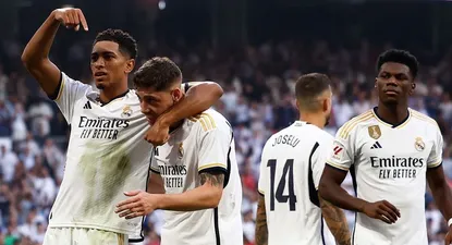 Bellingham y Valverde celebraron de una forma diferente en la práctica de Real Madrid