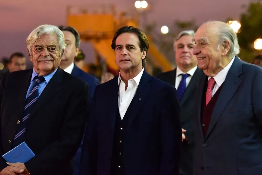 Lacalle Herrera, Lacalle Pou y Sanguinetti