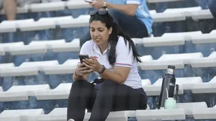 Hinchas de Nacional en el Gran Parque Central