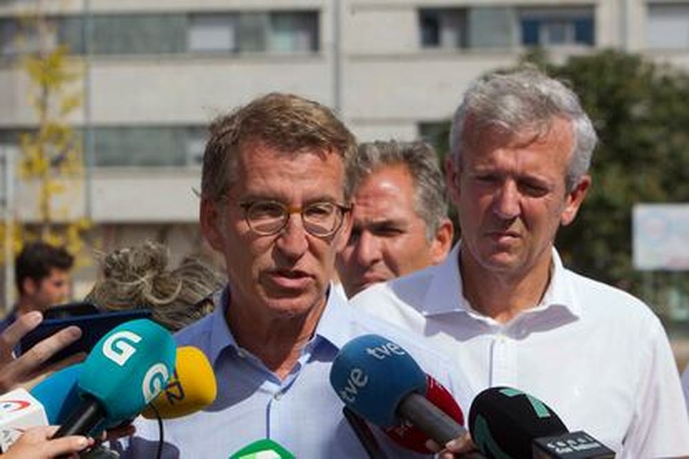 El líder del PP, Alberto Núñez Feijóo