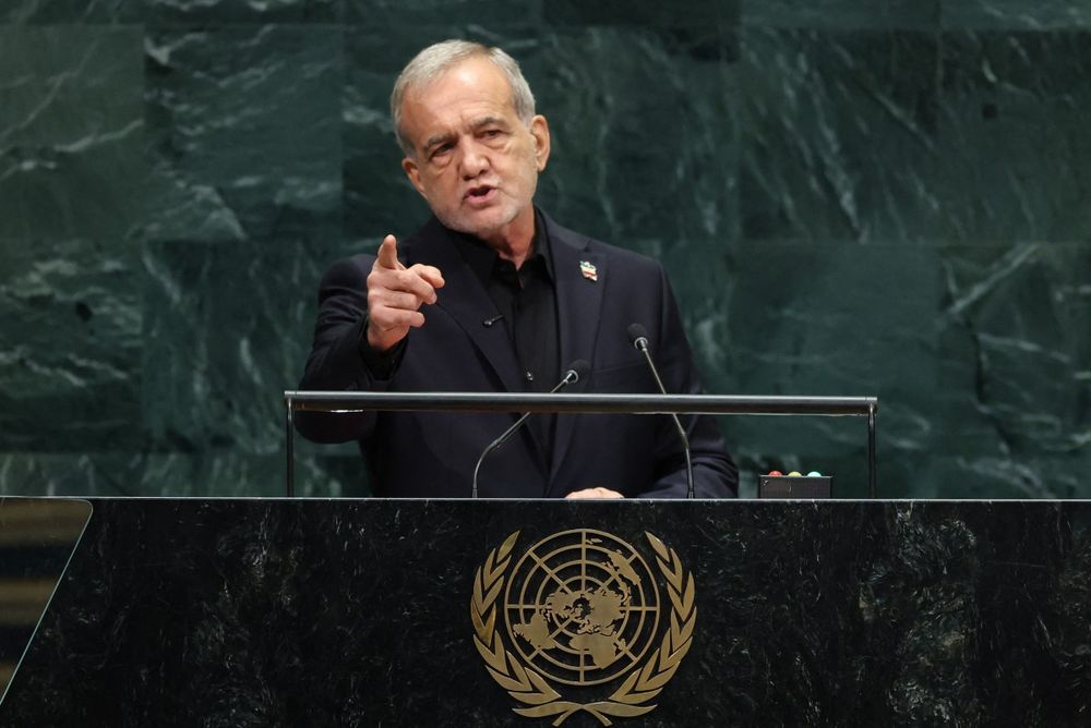El presidente de Ir&aacute;n, Masoud Pezeshkian.
