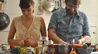 Lorena Canales junto a Hiram Miranda