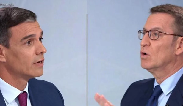 Pedro Sánchez y Alberto Núñez Feijóo