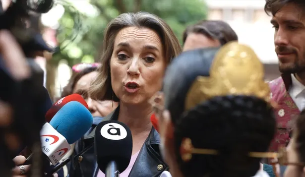 La secretaria general del PP, Cuca Gamarra.
