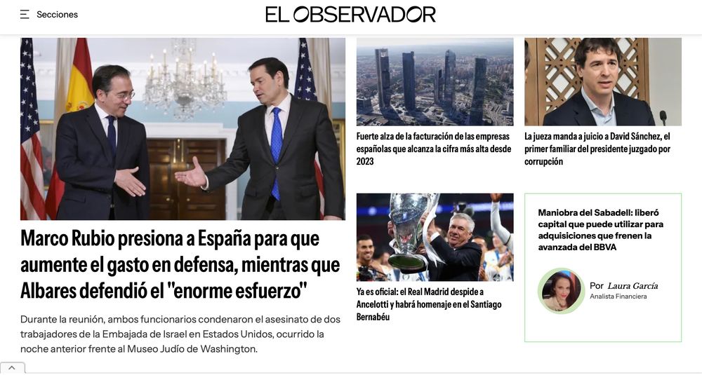 El Observador España cumple dos años.