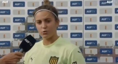 Martina Alonso, arquera de Peñarol