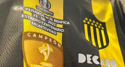 Los detalles de la camiseta de Peñarol para la final Intercontinental sub 20