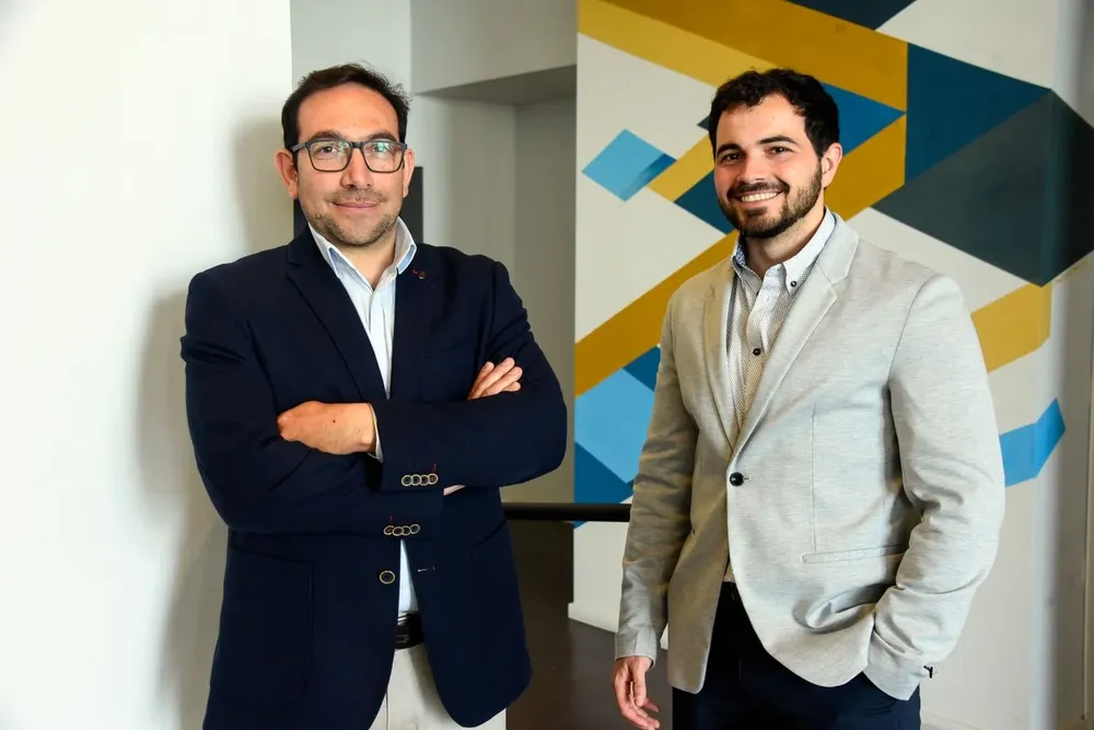 Los directores de Río Azul, Marcelo Argenzio y Gonzalo Cámara.