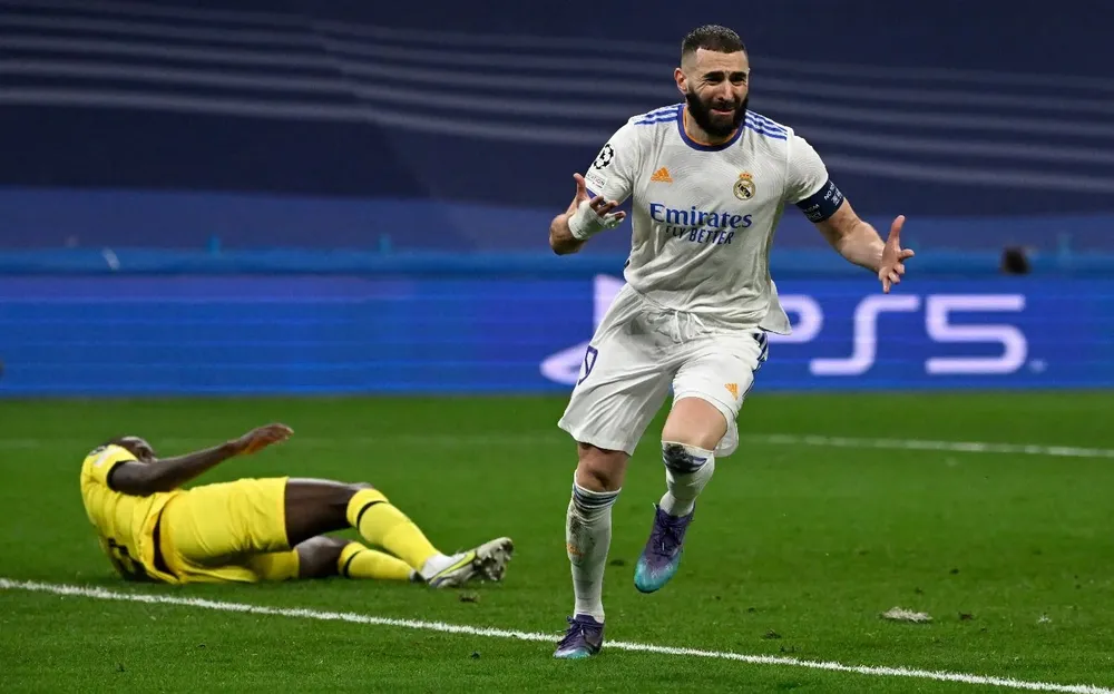 El festejo de Benzema