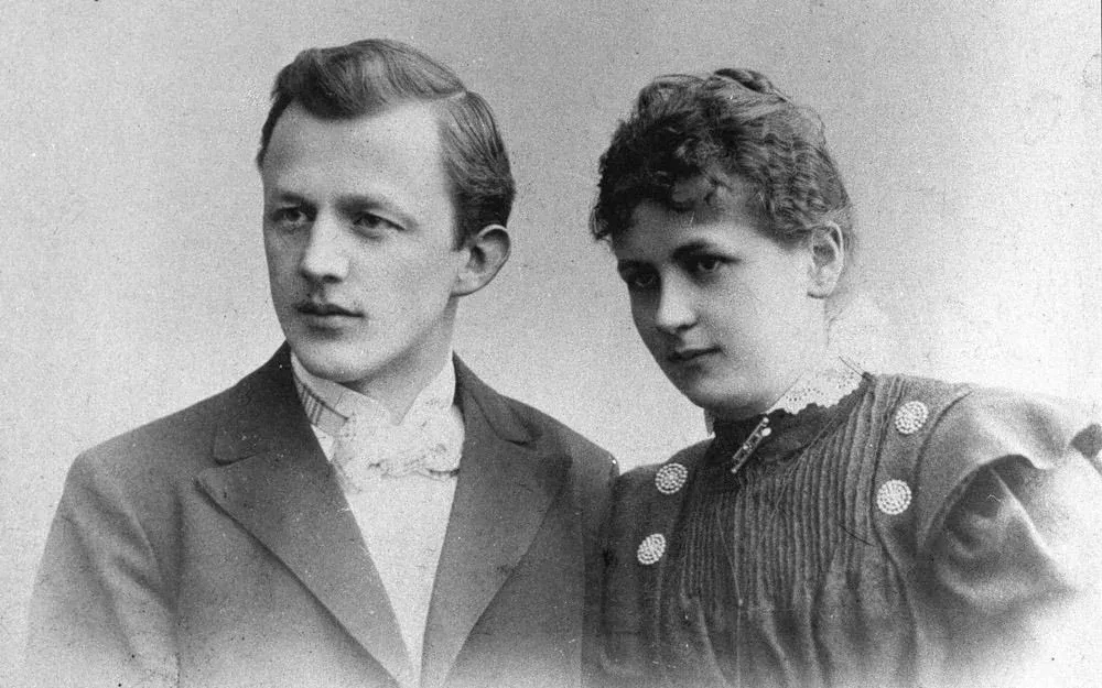Melitta Bentz y su esposo Hugo en 1887