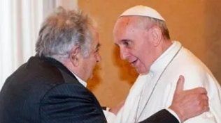 Mujica y su encuentro con el Papa en 2013.