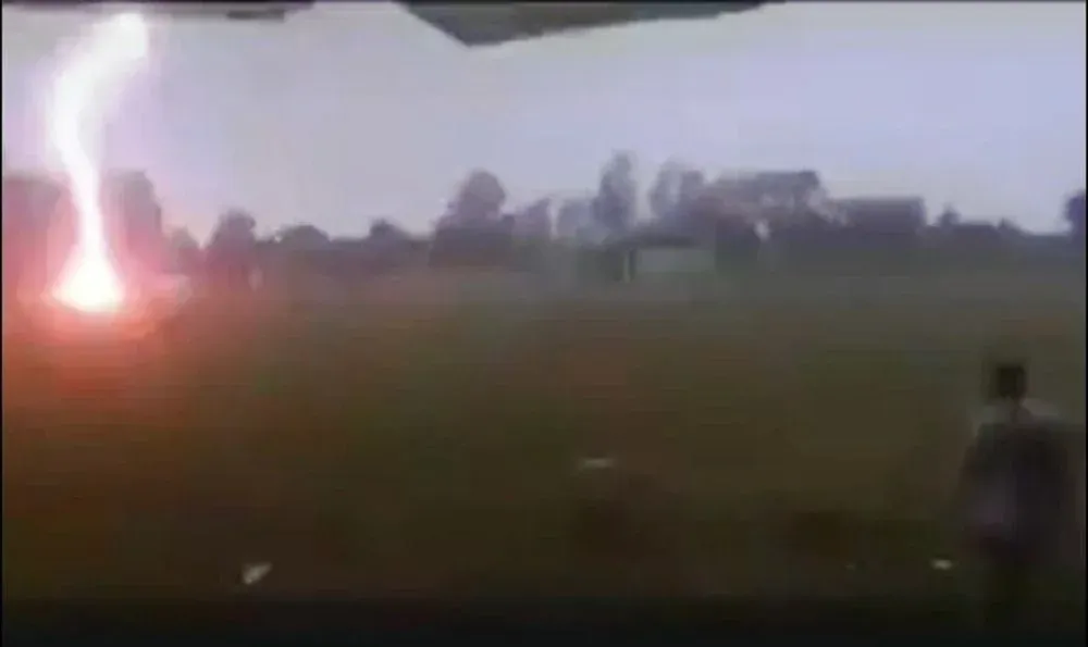 El rayo y su caída a tierra