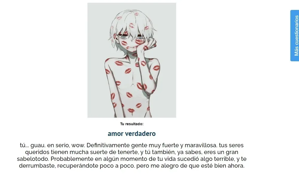 Test qué sentimiento humano soy