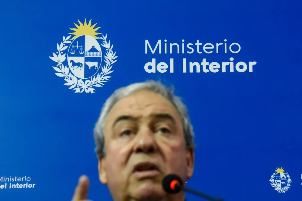 Luis Alberto Heber encabezó una conferencia de prensa este martes donde presentó cifras de delitos del primer semestre de 2022