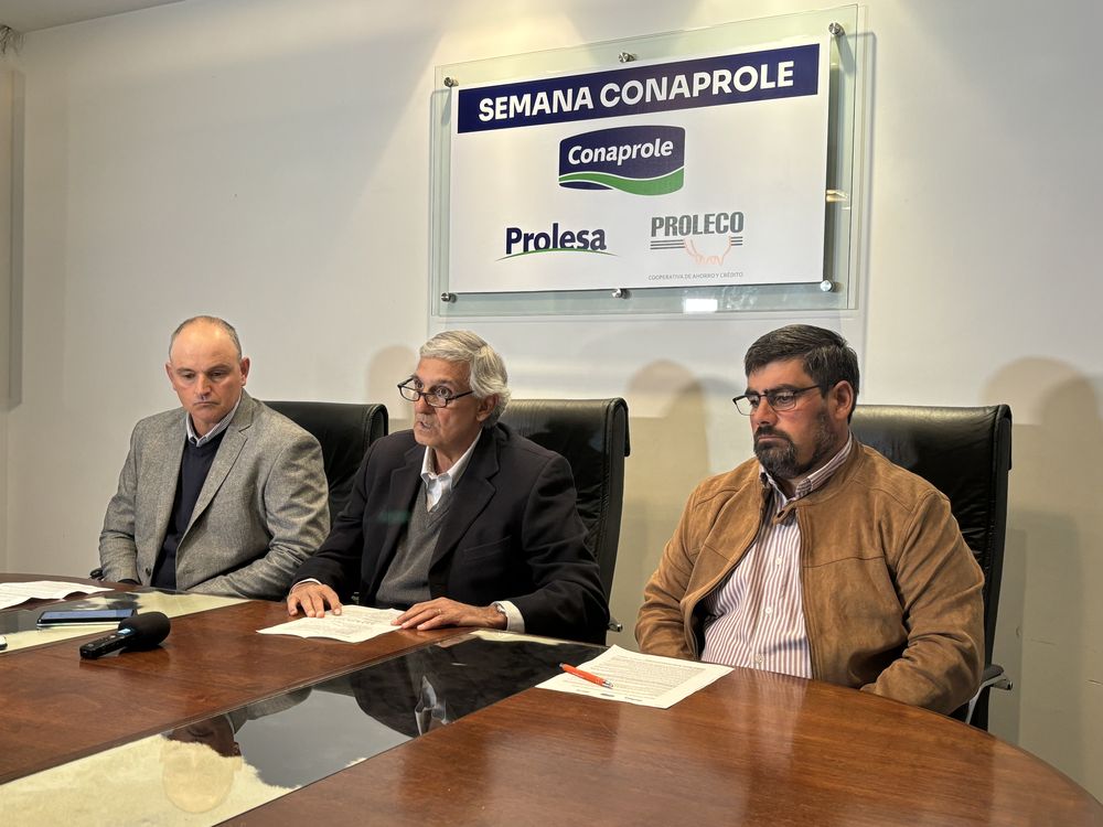 Semana Conaprole fue presentada por Carlos Felix, Gabriel Fernández Secco y Gerardo Perera.