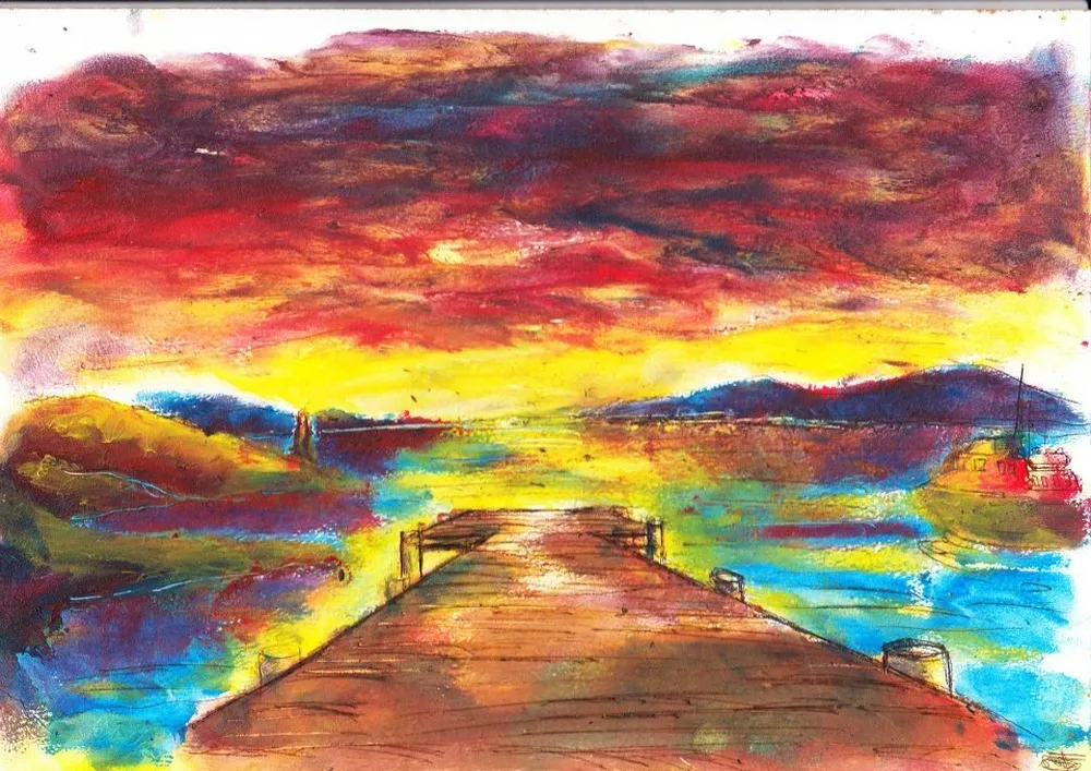 Pintura de Santiago Saldaña Gómez