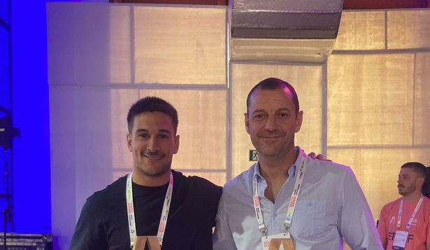 Juan Manuel Cat (cofundador de TecsPal) y Nicolás Galmarini (cofundador de Nanogrow Botech)