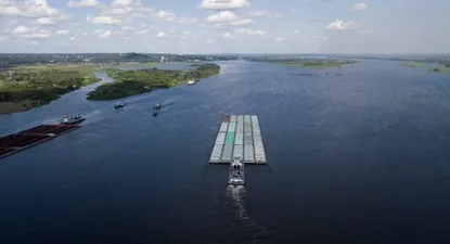 El boom de la soja convirtió a Paraguay en líder del transporte fluvial